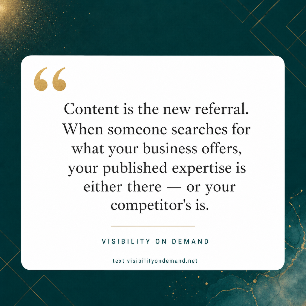 content is the new referral